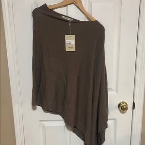 NWT O/S Taupe Fransa Poncho